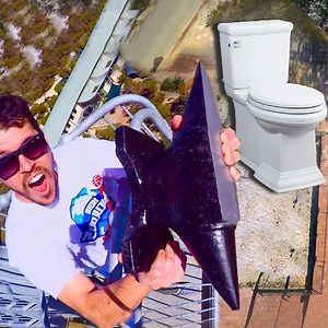 125K views · 1.3K reactions | ANVIL VS. TOILET 45m DROP TEST!  | How Ridiculous | Facebook