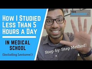 Here's How To Study Less in Medical School (Easy Step-By-Step Method 2024)