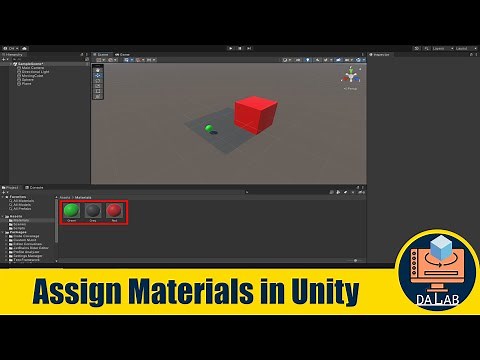 Assign Materials to Objects in Unity