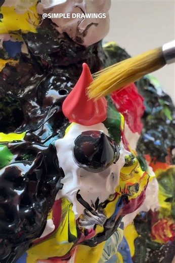 This Sunset Scene Should Be Illegal—It’s TOO Easy! #painting#acrylicpainting #shorts