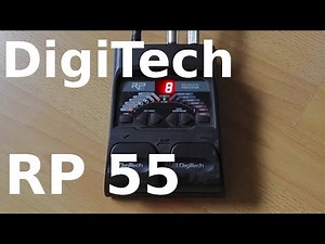Digitech RP55 overdrive demo