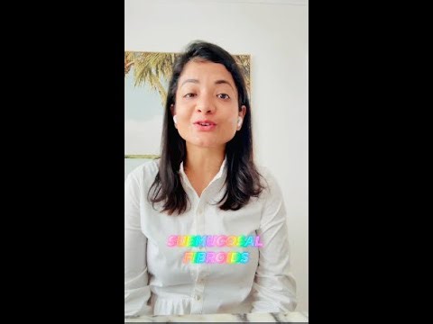 Submucosal resection of fibroid