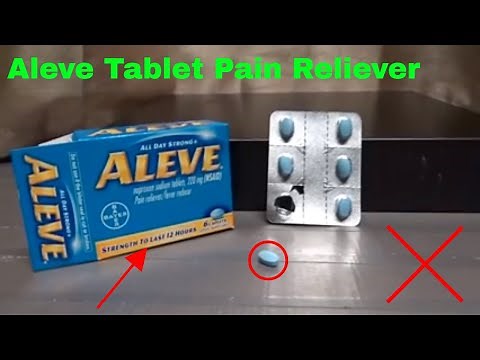 ✅ How To Use Aleve Tablet Pain Reliever Review