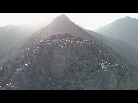 On top of the real Mount Sinai in Arabia