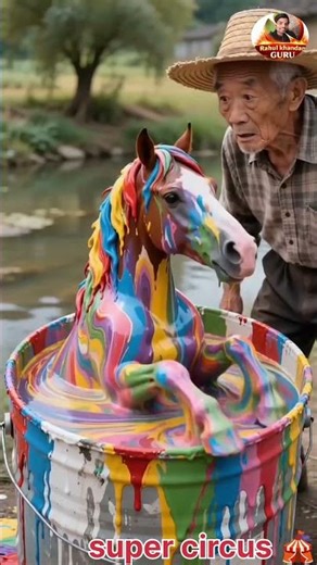 Amazing Horse Painting 🐎 | Dekhte Hi Reh Jaoge #shorts #ytshorts #viral #trending #explore