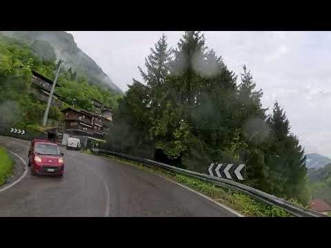 Shepherds & Sheep Block Mountain Road: 4K Cloudy Alpine Drive | 1h Immersive POV