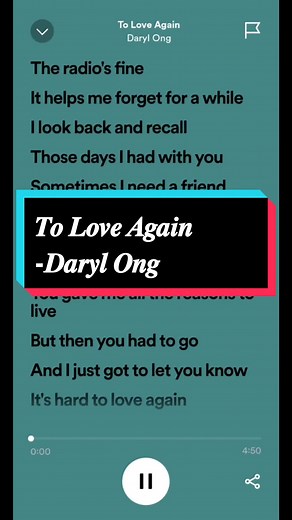 Trail to Follow Again - Daryl Ong Song Lyrics