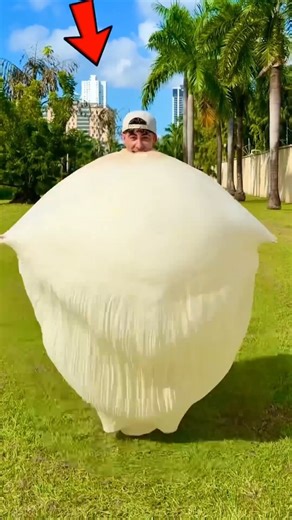 How Many People Can Fit Inside a Giant Balloon? 😱