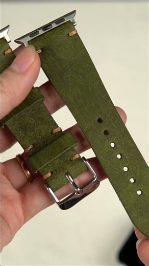 How to Make a Round Leather Watch Strap Keeper | Handmade Leathercraft