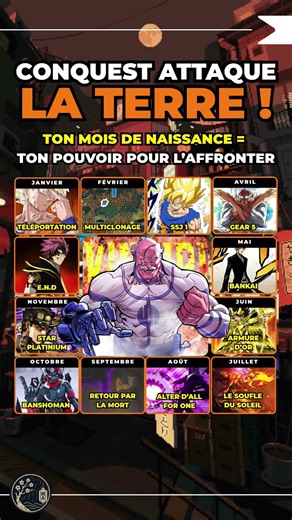 Tu survis à CONQUEST avec ce POUVOIR ? 🌍 #anime