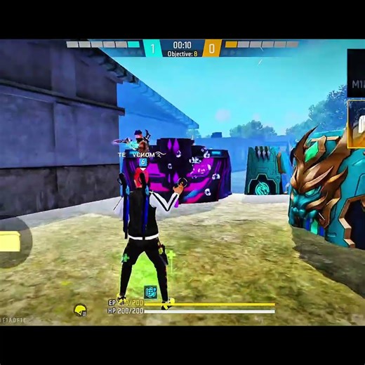 💥 Solo vs Duo 💪 | 1v2 Custom Battle | Free Fire Highlights#freefire