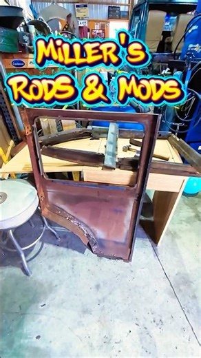 What Does a 1930 Ford Model A door Look Like Without The Wood? #diygarage #shoplife #fordhotrod