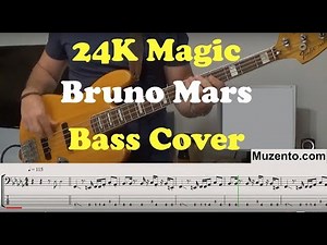 24K Magic - Bass Cover