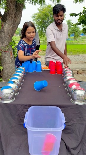 Best family Cup slide & Drop Lota challenge #shorts
