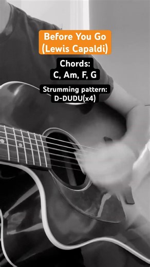 Before You Go - Lewis Capaldi | Guitar Tutorial