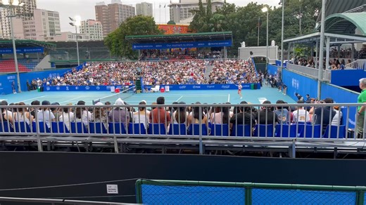 No Alex Eala, no problem. Fans still come in droves and fill the seats of the Rizal Memorial Tennis Center, watching the Philippine Women’s Open final between Croatian Donna Vekic and Colomibian Camila Osorio. | The Manila Times Sports