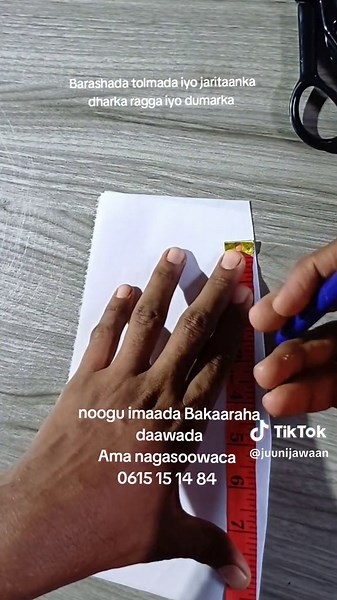 Barashada Tolmada iyo Jaritaanka Dharka Ragga iyo Dumarka