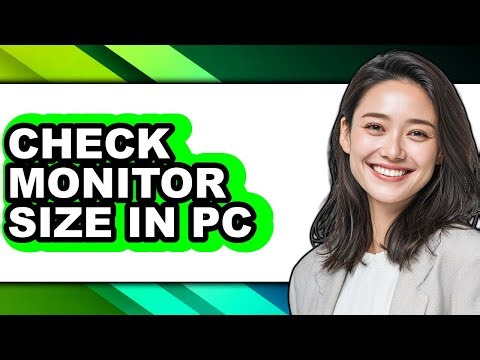 How to Check Monitor Size in Pc (only Way)