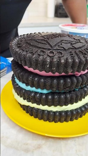 Giant Oreo Cake Stack