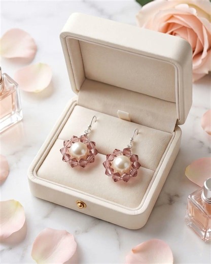 Pave Bloom Earrings