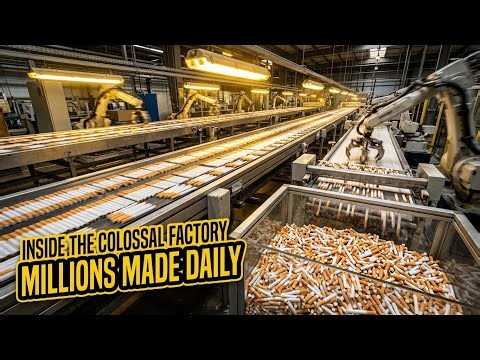 Inside The Cigarette Factory: From Tobacco To Packs | The Complete Production Process