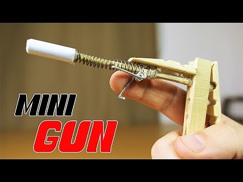 How To Make A Powerful Mini Gun That Shoots Paper Bullets