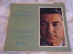 Sibelius - The Philharmonia Orchestra, Karajan - Symphony No. 5 In E Flat Major Op. 82 / Finlandia