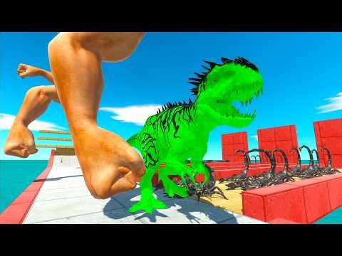 Power Punch Challenge | Animals, Carnivore Dinosaurs, Fantasy Win? - Animal Revolt Battle Simulator