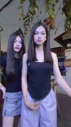 Coordinated Dance Routine in Beautiful Garden Setting