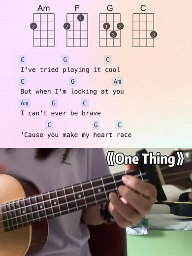 Ukulele Cover of One Direction's One Thing