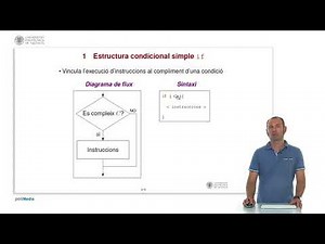 Llenguatge C: Estructura condicional simple if | | UPV