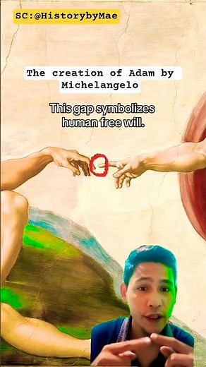 The creation of Adam by Michelangelo #history #art
