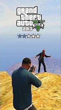 Los Policias nos Detectan si Matamos a Otro Policia en Medio de la Nada en Todos los GTA #gta #fyp