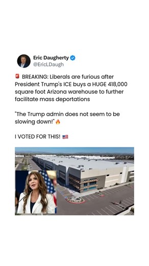 BIG MAD: Liberals furious after deportation centers keep popping up despite anti-ICE protests. This is a new 418,000 ft.² center in Arizona. #arizona #ice #deport #deportation #center | Florida’s Voice
