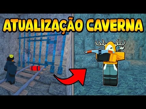 NOVA ATUALIZAÇÃO DA CAVERNA PARTE 2 NOVOS INIMIGOS E ITENS NO 99 NOITES NA FLROESTA!! (EXPLODI TUDO)