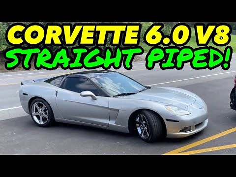 2005 Chevy Corvette 6.0L V8 DUAL EXHAUST w/ STRAIGHT PIPES!