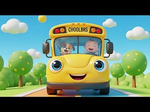 Wheels on the Bus | Classic Nursery Rhymes & Kids Songs| Little Learner Lab