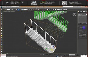 3dmax多边形建模教程之中式风格楼梯扶手建模及雕花技巧