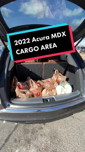 Spacious Cargo Area in the 2022 Acura MDX 3-Row SUV - Perfect for Groceries!