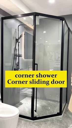 7.4K views · 57 reactions | For a corner shower, slide the door inside the corner to avoid water dripping outside and not occupying outside space #glassdoor #glassdoors #showerroom #bathroominspo #showerdesign #renovationproject #interiorinspiration #bathroomrenovation #luxurybathroomdesign #bathroomideas #bathroominstallation #luxurybathroom #renovationproject #decorideas #homedecor #decor #style #art #tottme #tottmetal #chinawindoors | Chinawindoors | Facebook