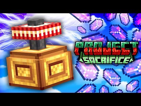 Minecraft Project Sacrifice | 500 MILLION RF/T & CREATE TESLA COIL! #17 [Modded Questing Skyblock]