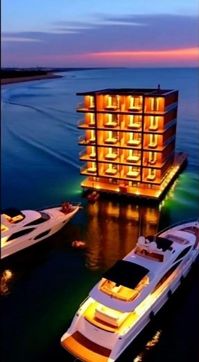 Modern Container Architecture: Building a Luxury Eco-Resort on the Ocean (Timelapse)