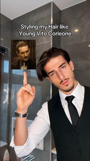 Men’s Hairstyle Tutorial | The Slickback #hairstyle #hairtutorial