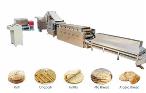 [Hot Item] Automatic Flat Bread Roti Paratha Making Machine Line