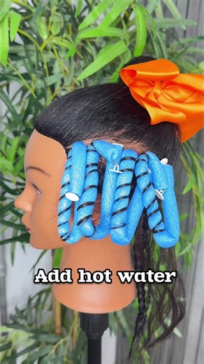 How to get curls with a flexible curling rod #fyp #trendingnow #goviral