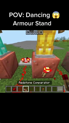Minecraft Dancing Armour Stand 😱| Minecraft Short Video| #minecraft #shorts #viral