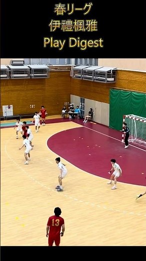 【春リーグ 伊禮颯雅 プレー集】 #ハンドボール #中央大学