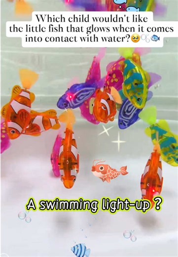 Light-Up Swimming Fish Toy for Kids