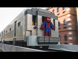 Spiderman 2 Train Fight Scene - Spider-Man 2 (2004) | Minecraft Version