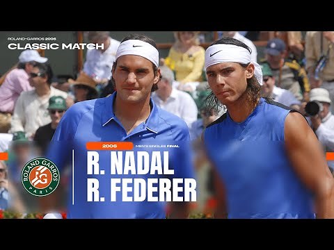 Nadal vs Federer 2006 Men's final | Roland-Garros Classic Match